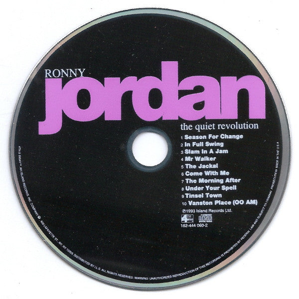 Ronny Jordan : The Quiet Revolution (CD, Album)