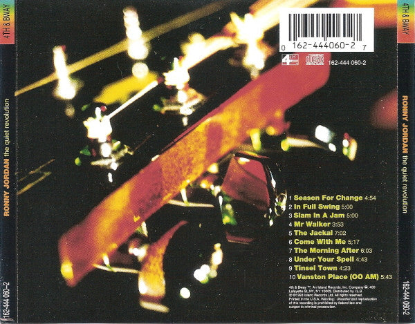 Ronny Jordan : The Quiet Revolution (CD, Album)