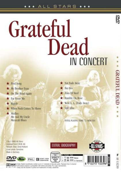 The Grateful Dead : Bird Song (DVD-V, PAL, All)