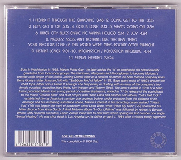 Marvin Gaye : Live - The Last Concert (CD, Comp)