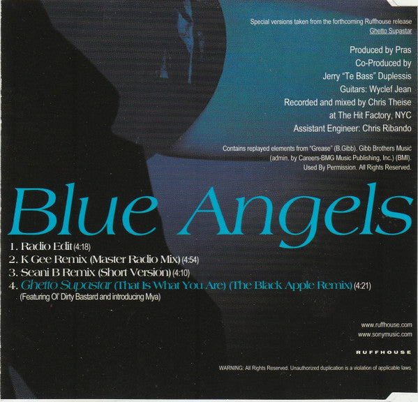 Pras Michel : Blue Angels (CD, Maxi)