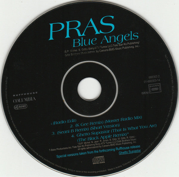 Pras Michel : Blue Angels (CD, Maxi)