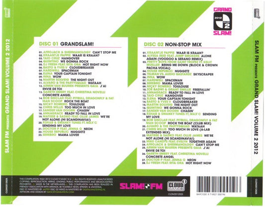 Various : Grand Slam! 2012 Volume 2 (CD, Comp + CD, Mixed)