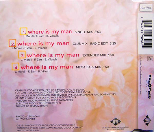 Eartha Kitt : Where Is My Man (CD, Maxi)