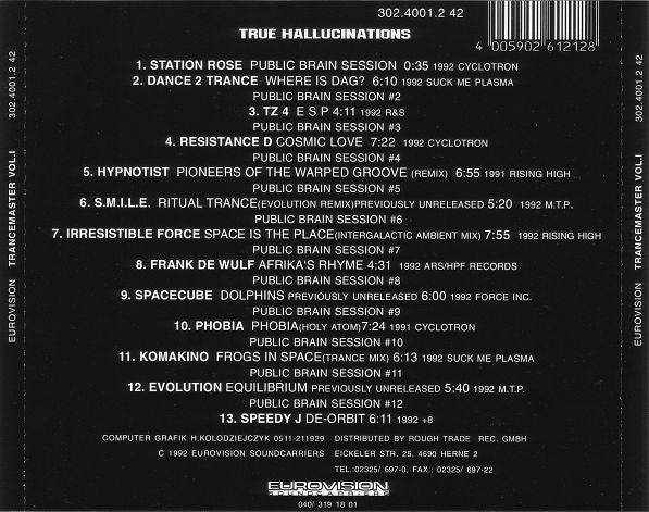 Various : Trancemaster Vol.1 (CD, Comp)
