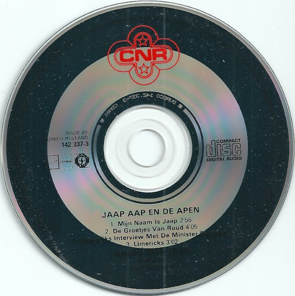 André van Duin Presenteert: Jaap Aap En De Apen : Mijn Naam Is Jaap / De Groetjes Van Ruud (CD, Single)