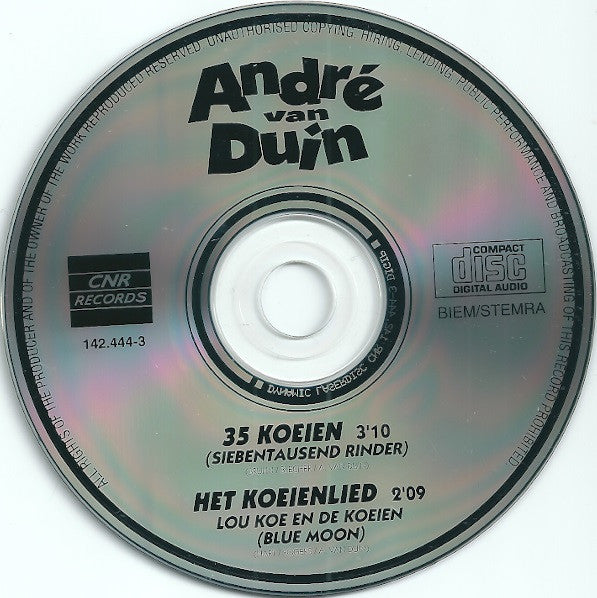 André van Duin : 35 Koeien (CD, Single)