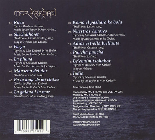 Mor Karbasi : The Beauty And The Sea (CD, Album)