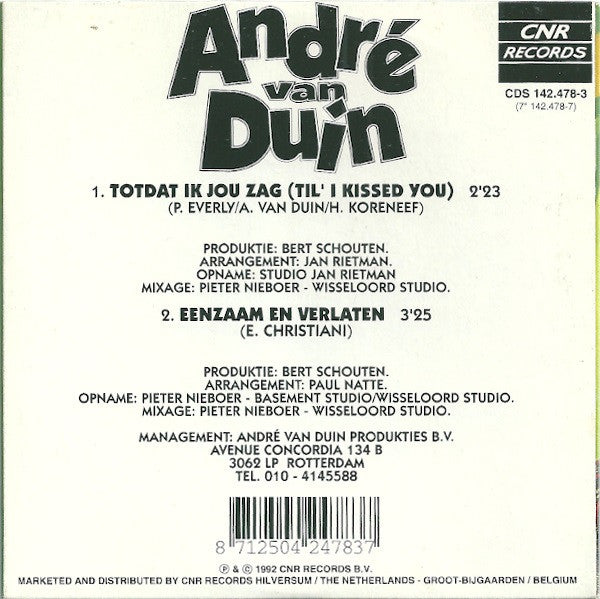 André van Duin : Totdat Ik Jou Zag (CD, Single)