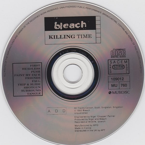 Bleach (3) : Killing Time (CD, Album)