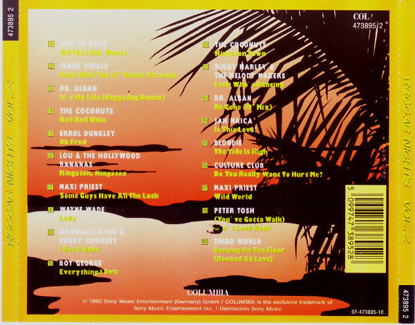 Various : Reggae Nights Vol. 2 (CD, Comp)