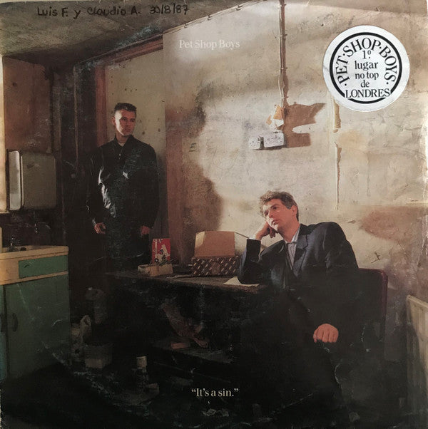 Pet Shop Boys : It's A Sin (7", Single)