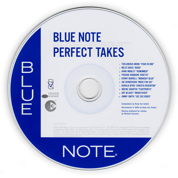 Various : Blue Note Perfect Takes (CD, Comp, Copy Prot., RM + DVD, Copy Prot., PAL)
