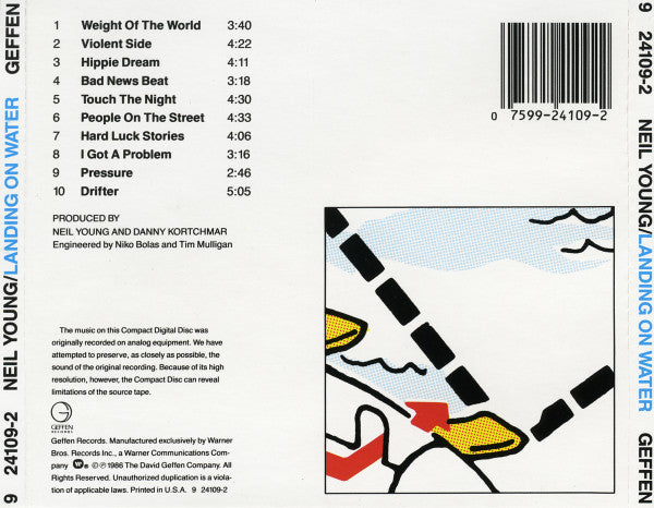 Neil Young : Landing On Water (CD, Album)