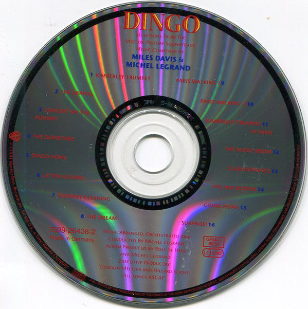 Miles Davis & Michel Legrand : Dingo (CD, Album)