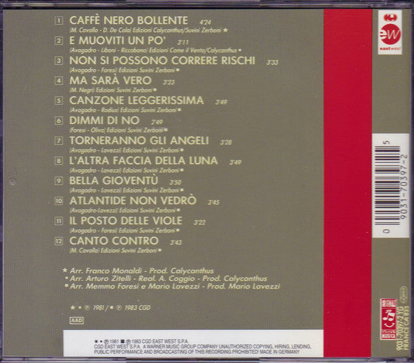 Fiorella Mannoia : Fiorella Mannoia (CD, Comp)
