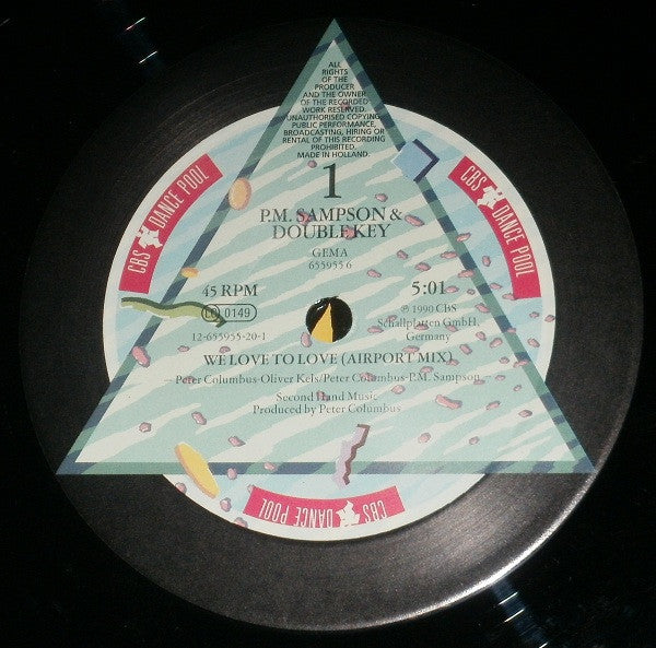 P.M. Sampson And Double Key : We Love To Love (12", Maxi)