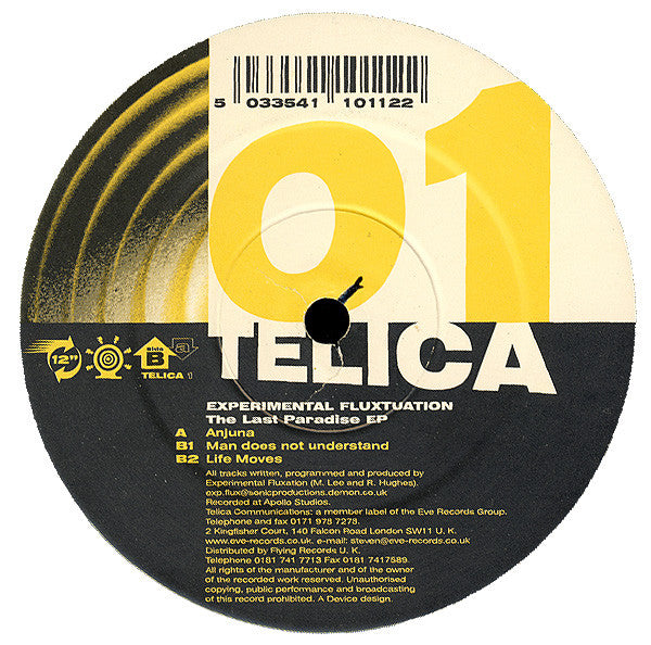 Experimental Fluxtuation : The Last Paradise EP (12", EP)