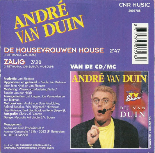 André van Duin : De Housevrouwen House / Zalig (CD, Single)