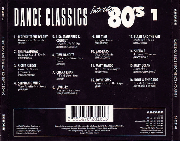 Various : Dance Classics Into The 80's Volume 1 (CD, Comp)