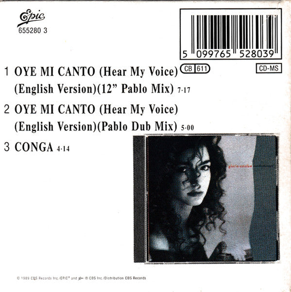 Gloria Estefan : Oye Mi Canto (Hear My Voice) (CD, Mini, Maxi)