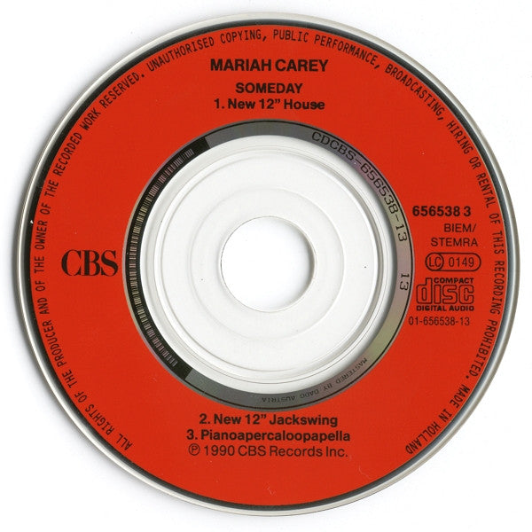 Mariah Carey : Someday (CD, Mini, Maxi)