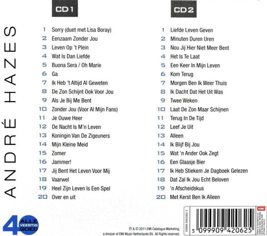 André Hazes : Alle 40 Goed - André Hazes Deel 2 (2xCD, Comp)