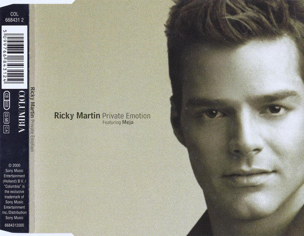 Ricky Martin Featuring Meja : Private Emotion (CD, Maxi)