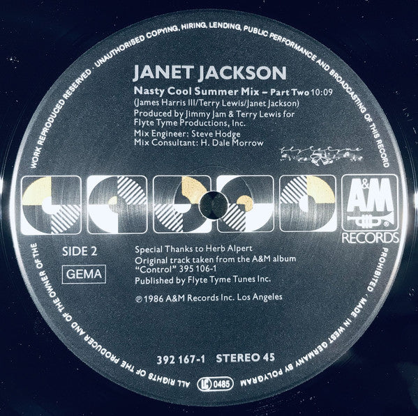 Janet Jackson : Let's Wait Awhile (12")