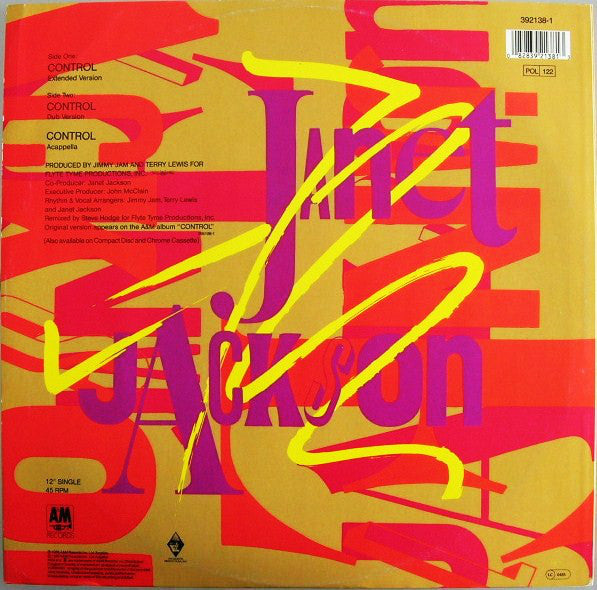 Janet Jackson : Control (12", Single)