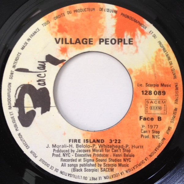 Village People : San Francisco (7", Single)