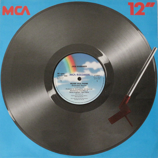Jan Hammer : Miami Vice Theme (12", Gen)