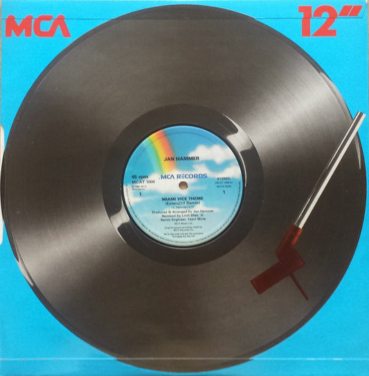 Jan Hammer : Miami Vice Theme (12", Gen)