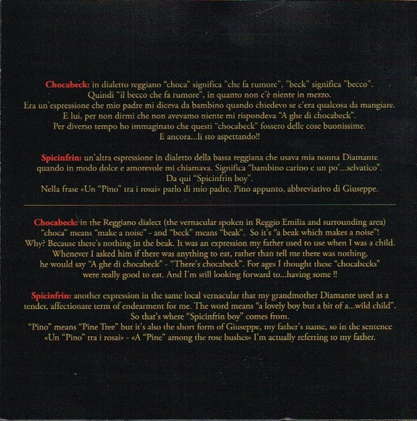 Zucchero : Chocabeck (CD, Album)