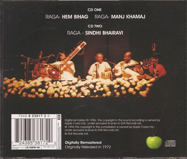 Pandit Ravi Shankar* / Ustad Ali Akbar Khan* with Alla Rakha : In Concert 1972 (2xCD, Album, RE, RM)
