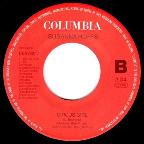 Susanna Hoffs : Unconditional Love (7", Single)