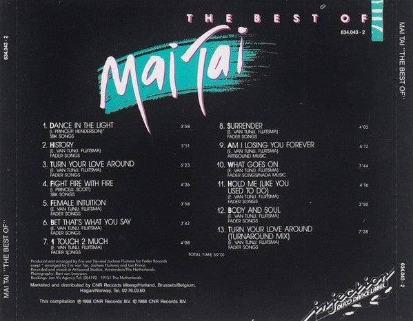 Mai Tai : The Best Of Mai Tai (CD, Comp)