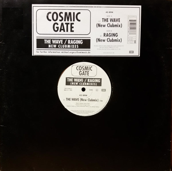 Cosmic Gate : The Wave / Raging (New Clubmixes) (12")