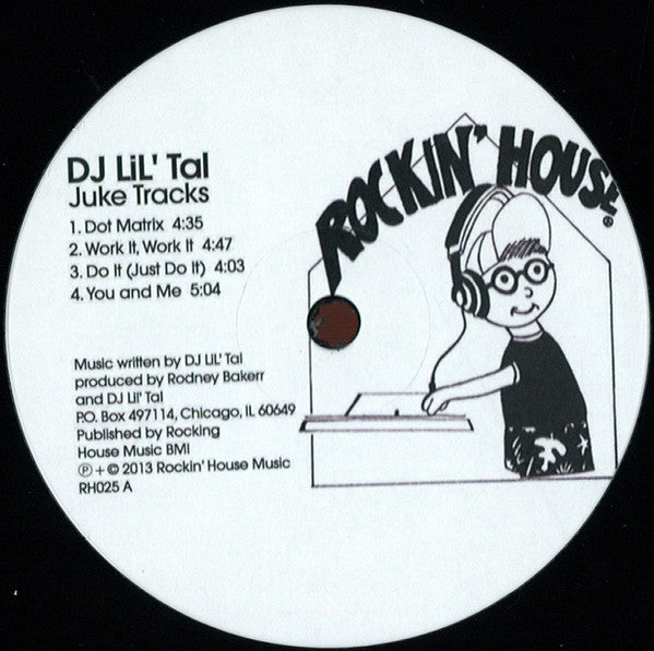 DJ Lil' Tal : Juke Tracks (12")