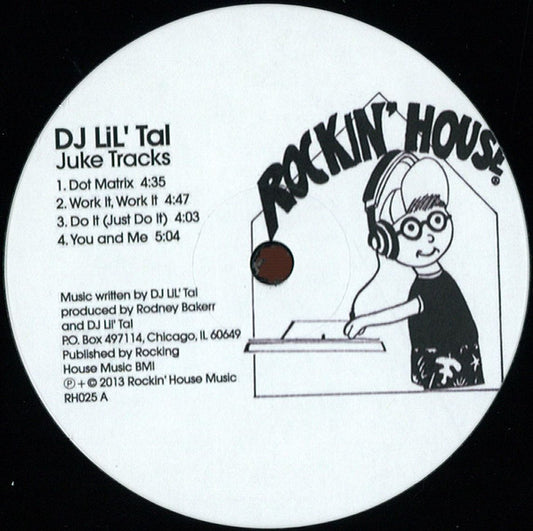 DJ Lil' Tal : Juke Tracks (12")
