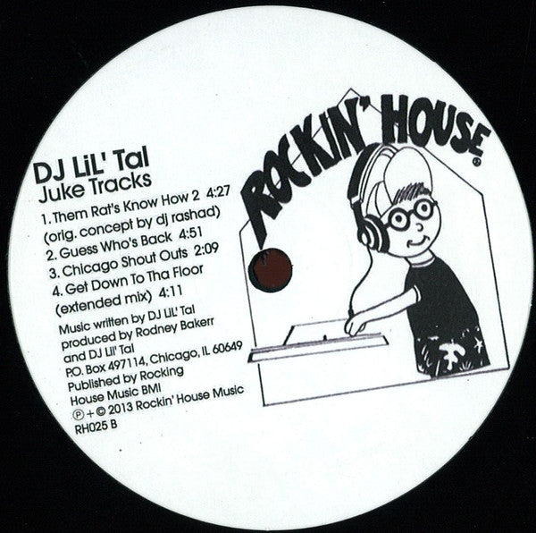 DJ Lil' Tal : Juke Tracks (12")