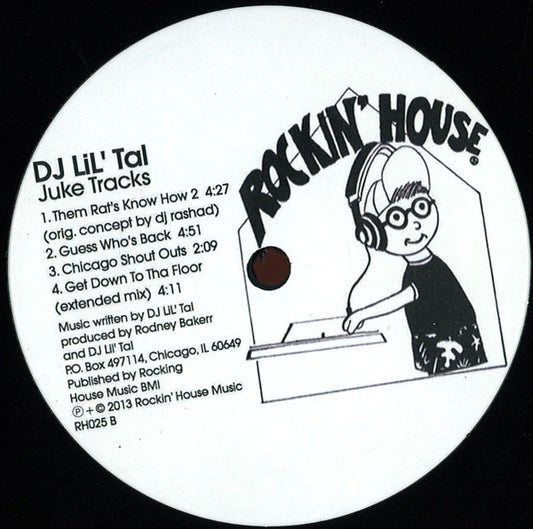 DJ Lil' Tal : Juke Tracks (12")