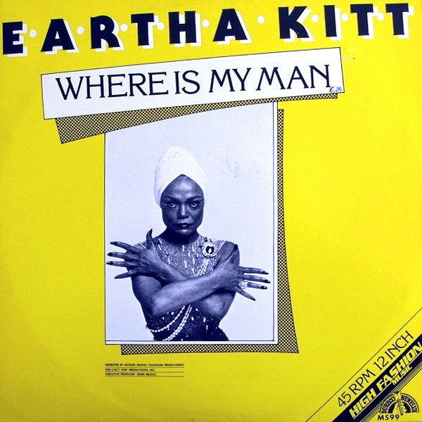 Eartha Kitt : Where Is My Man (12")