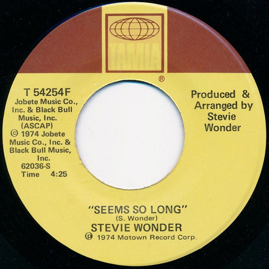 Stevie Wonder : Boogie On Reggae Woman (7")