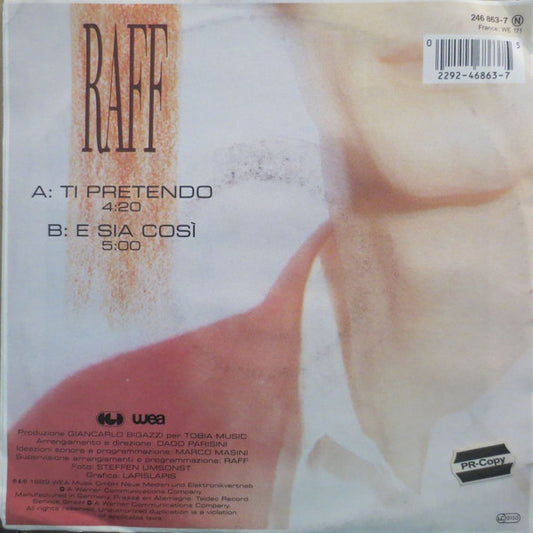 RAF (5) : Ti Pretendo (7", Single)