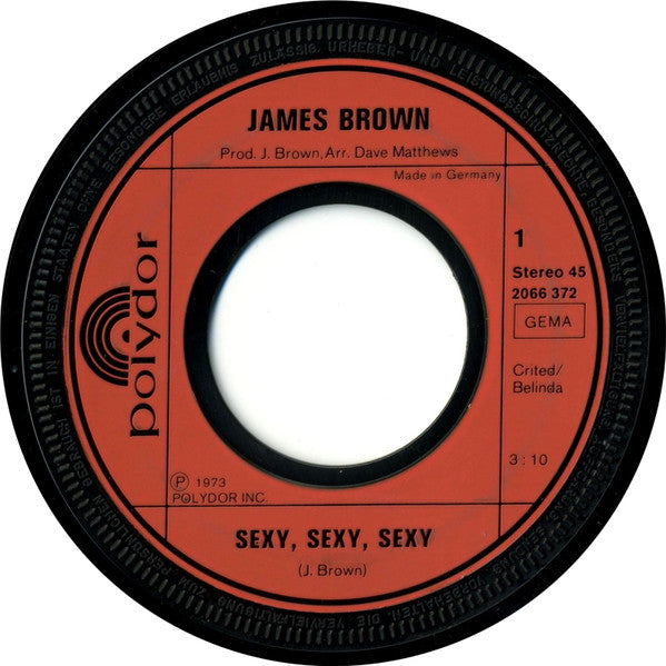 James Brown : Sexy, Sexy, Sexy (7", Single)