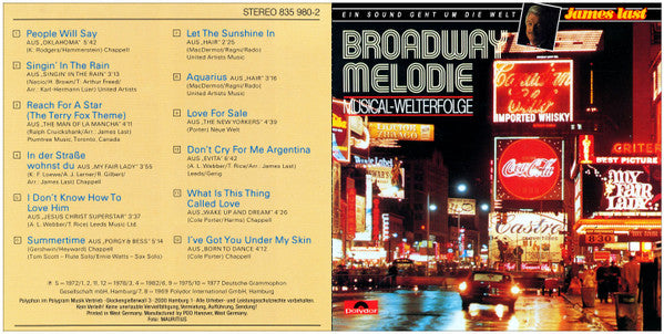 James Last : Broadway Melodie (Musical-Welterfolge) (CD, Comp)