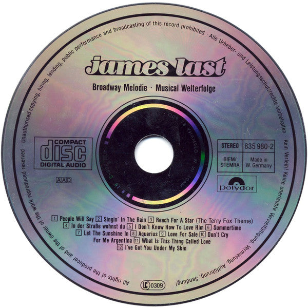 James Last : Broadway Melodie (Musical-Welterfolge) (CD, Comp)