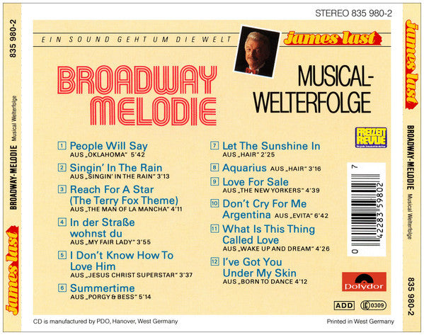 James Last : Broadway Melodie (Musical-Welterfolge) (CD, Comp)