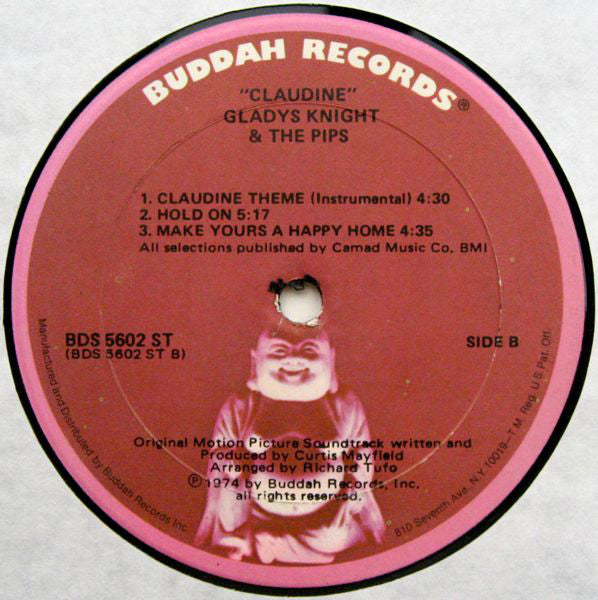 Gladys Knight And The Pips : Singing The Original Motion Picture Soundtrack / Claudine (LP, Album)
